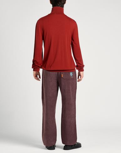 Man Turtleneck Rust Size 46 Virgin Wool, Polyamide