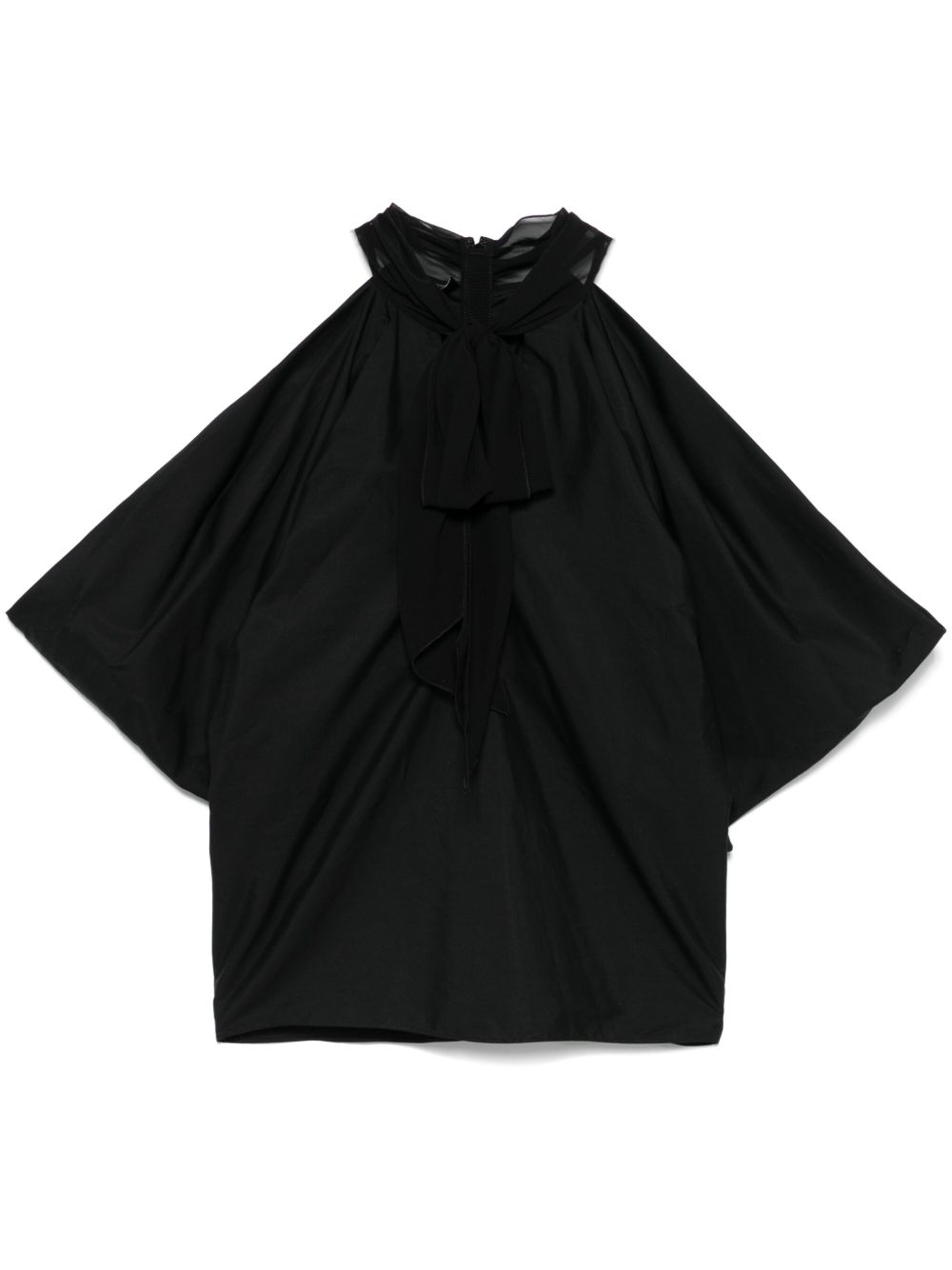 Draped blouse - Black