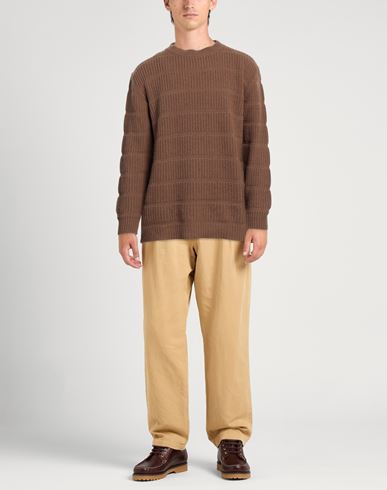 Man Sweater Light brown Size 38 Wool, Polyamide