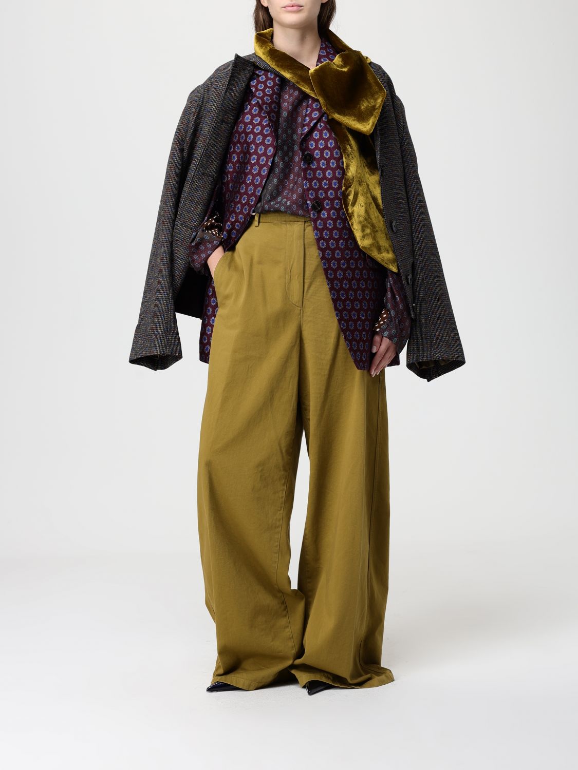 Pants Woman color Kaki