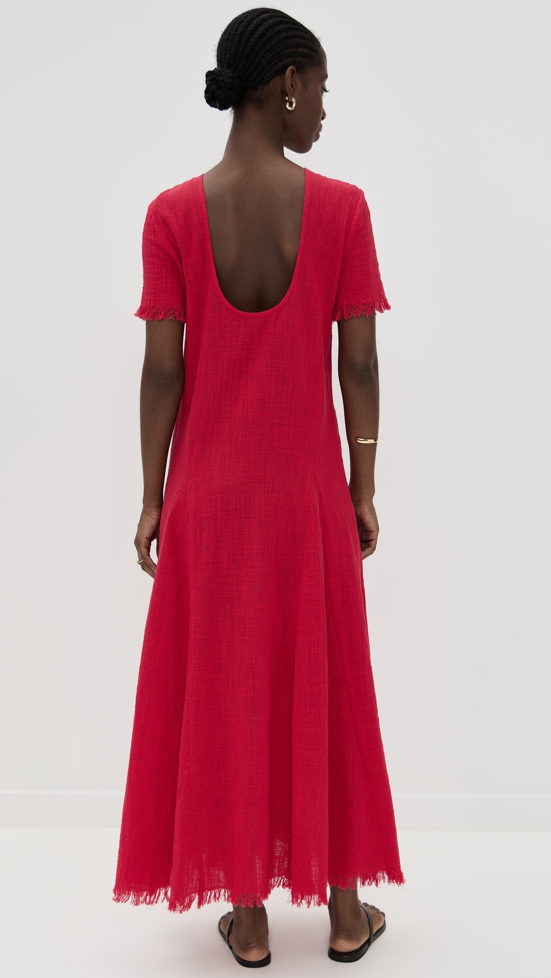 STAUD Le Havre Dress Cherry L