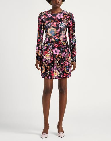 Woman Mini dress Black Size M Polyester, Elastane