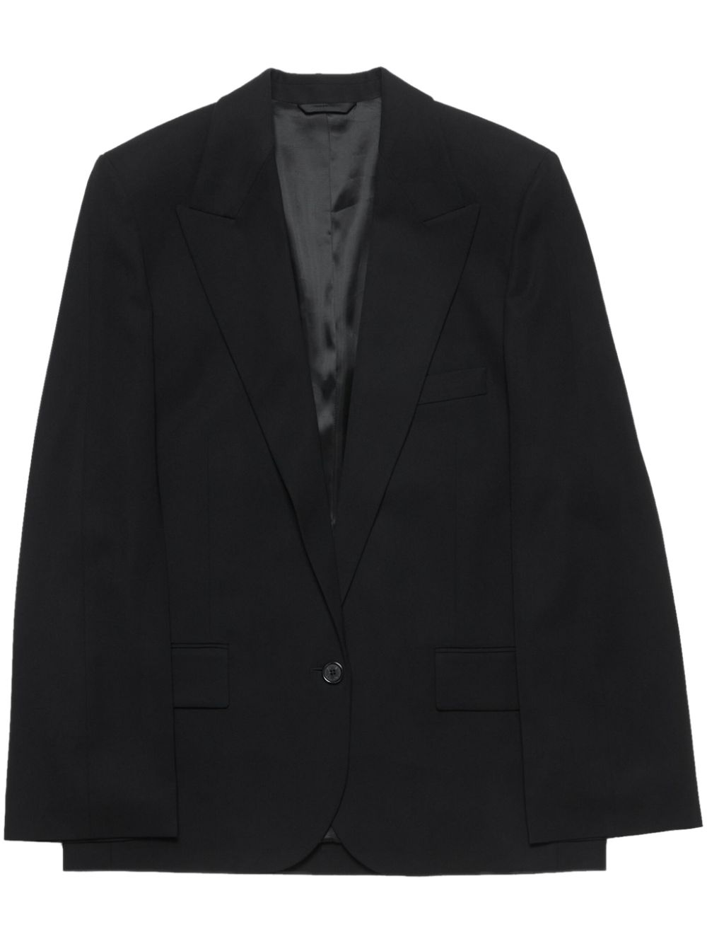 Single-breasted blazer - Black
