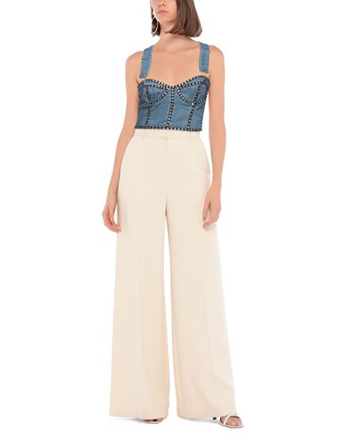 Woman Top Blue Size 6 Cotton, Elastane