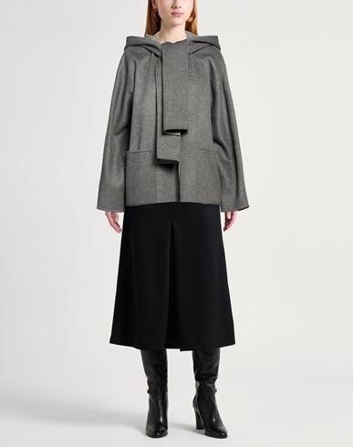 Paltò Woman Coat Grey Size 6 Wool