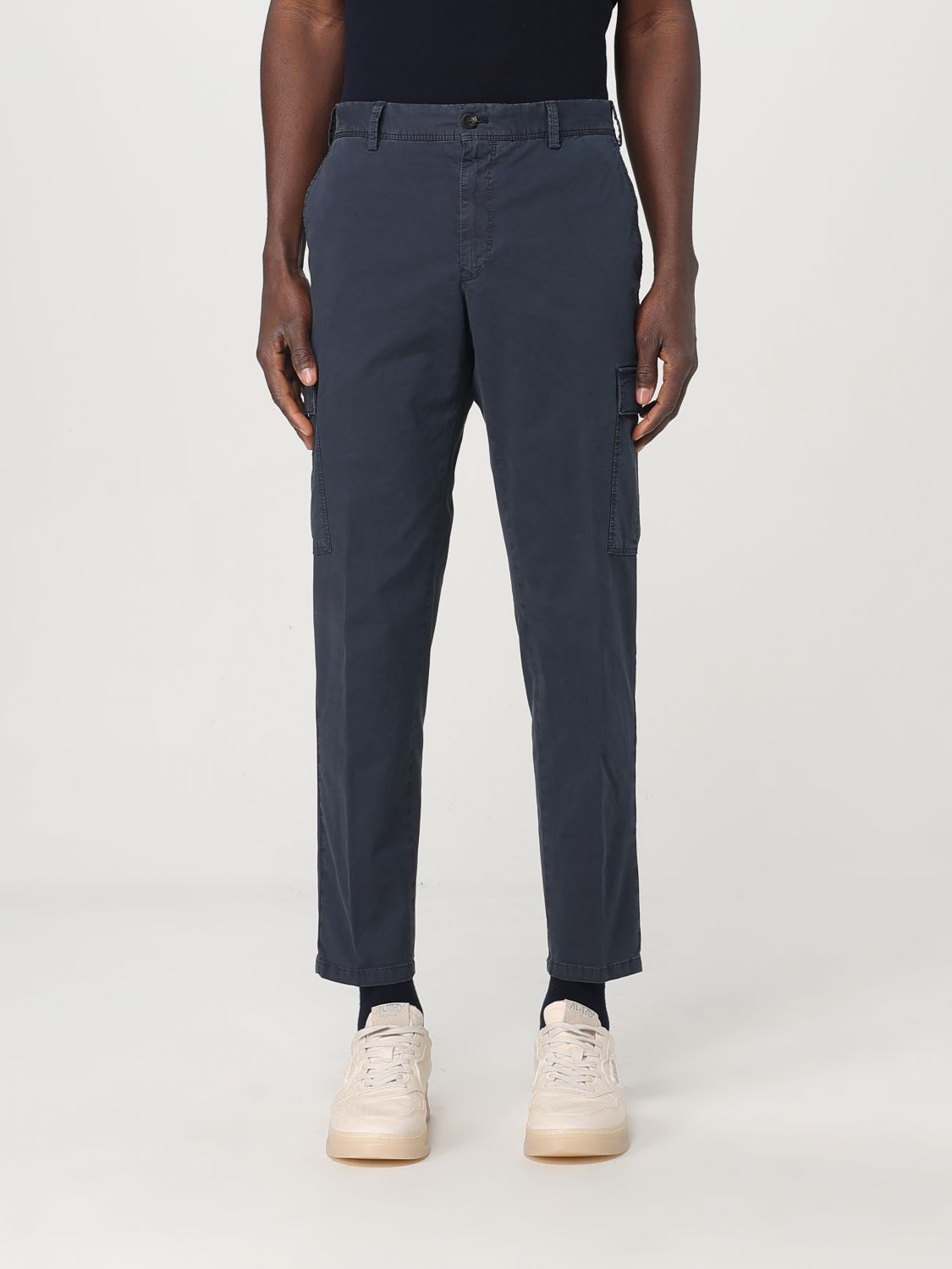 Pants Men color Green