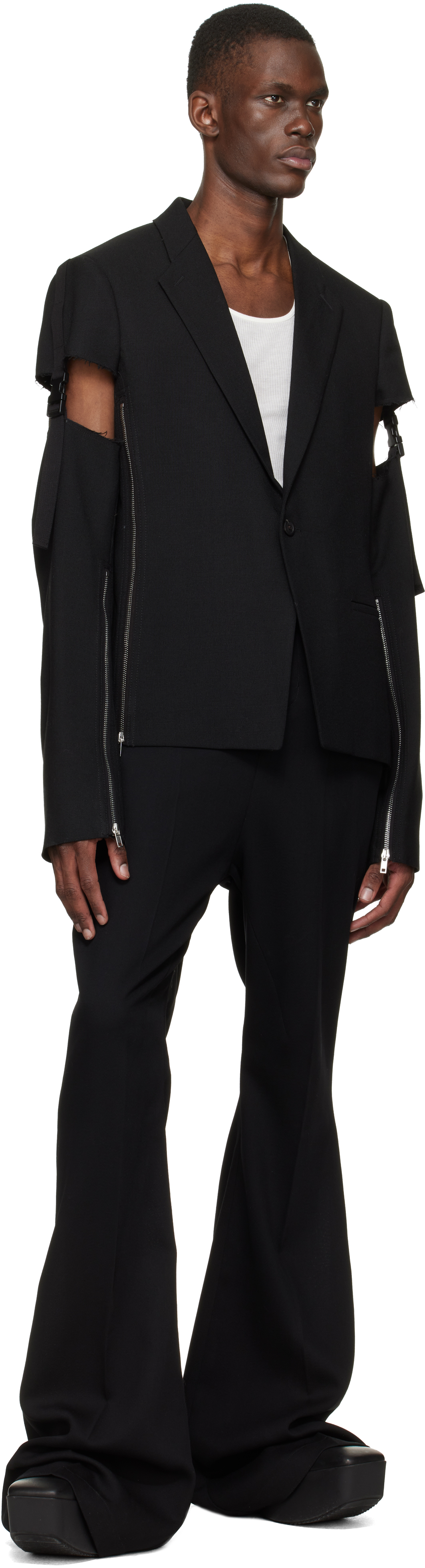 Black Temple Dirt Bolan Trousers
