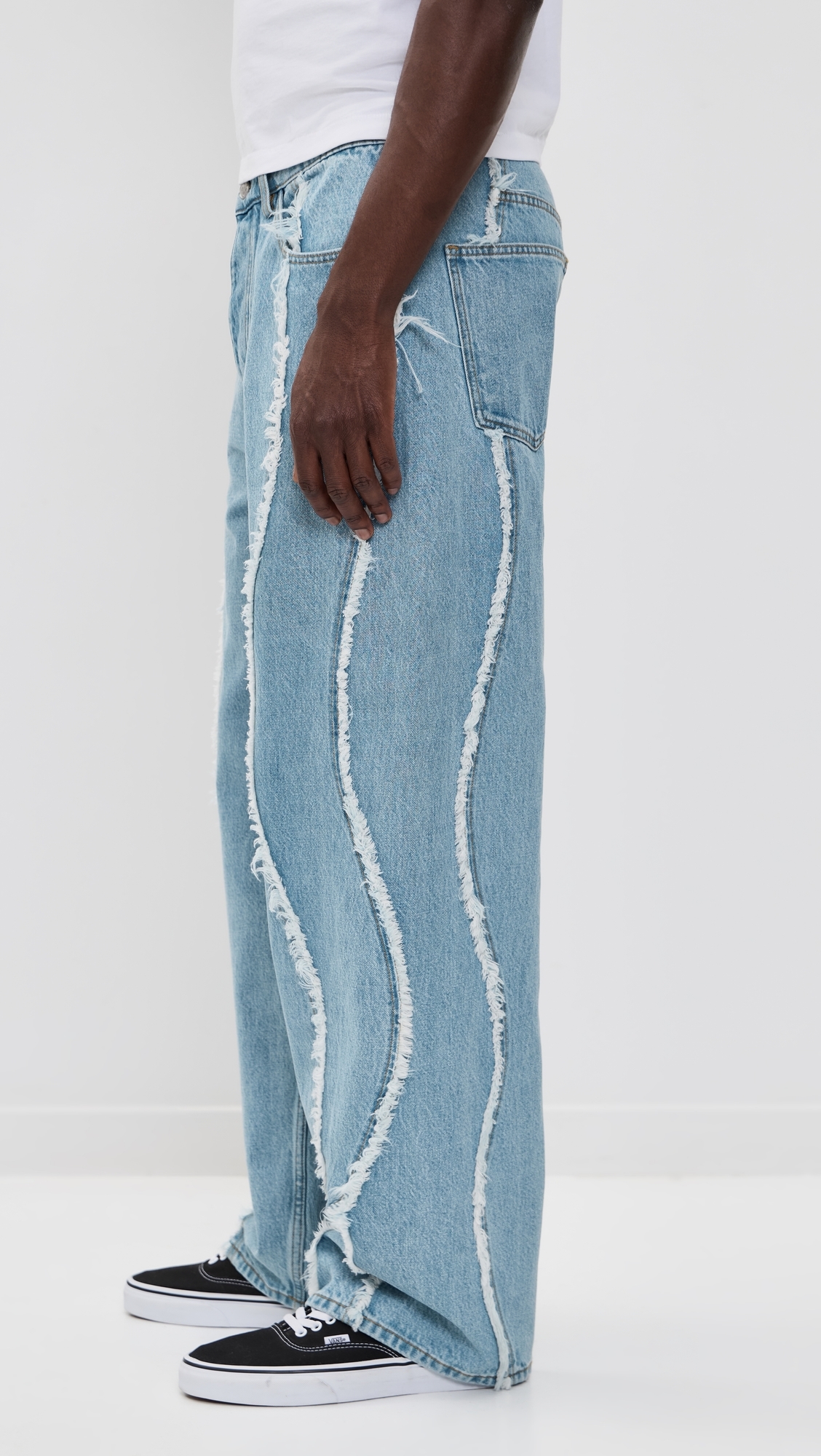 Stone Wash Ollie Denim Jeans Light Indigo Denim