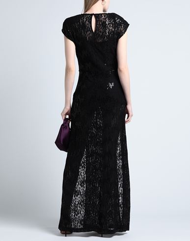 Woman Maxi dress Black Size 2 Polyamide, Elastane, Polyester