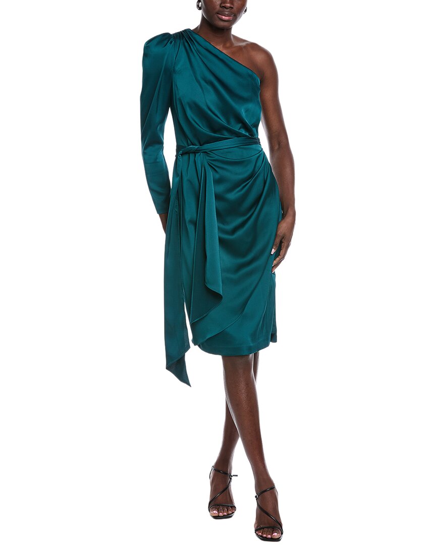 Aiden Mattox Solid Mid Dress