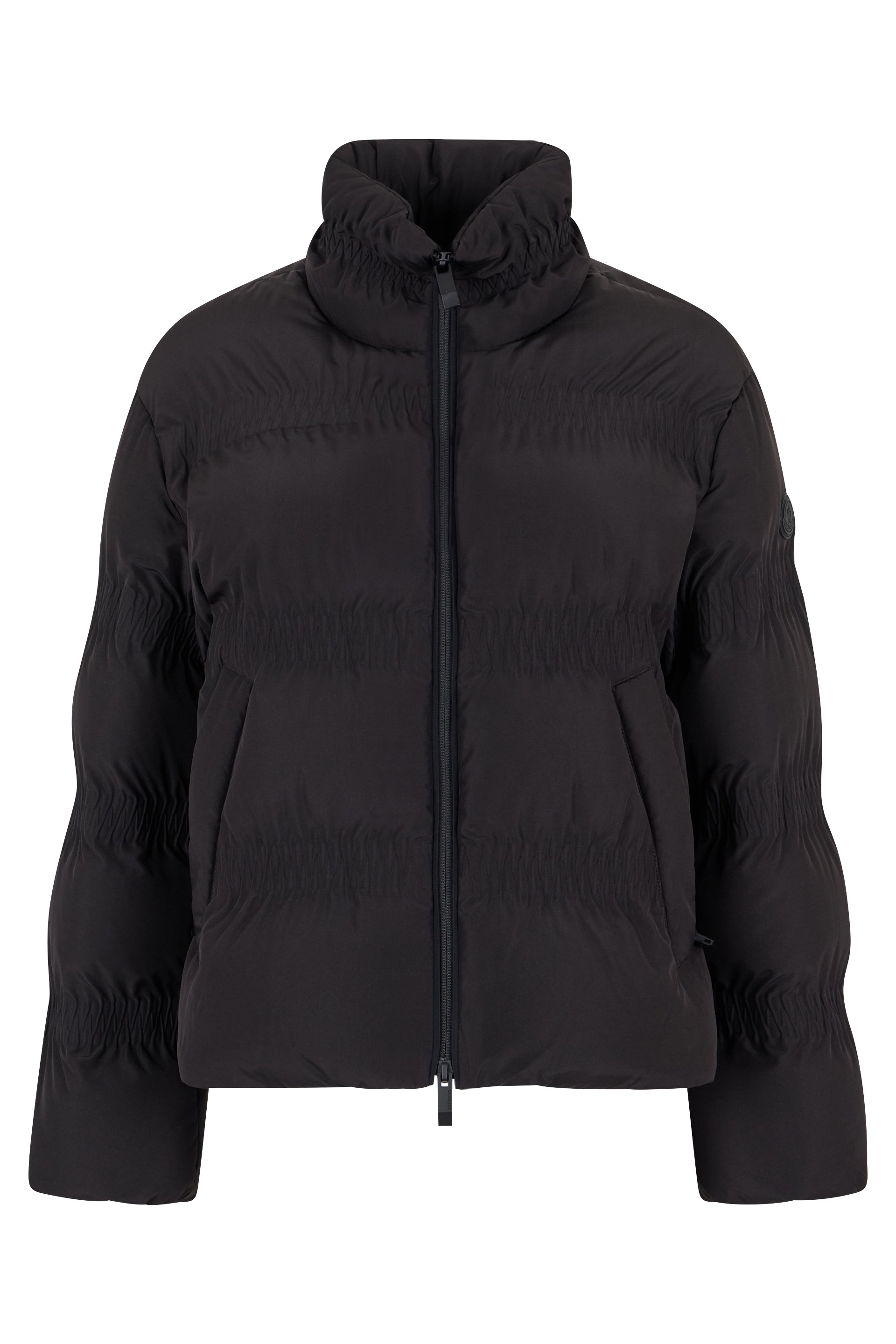 Down Ruffle Puffer Jacket
