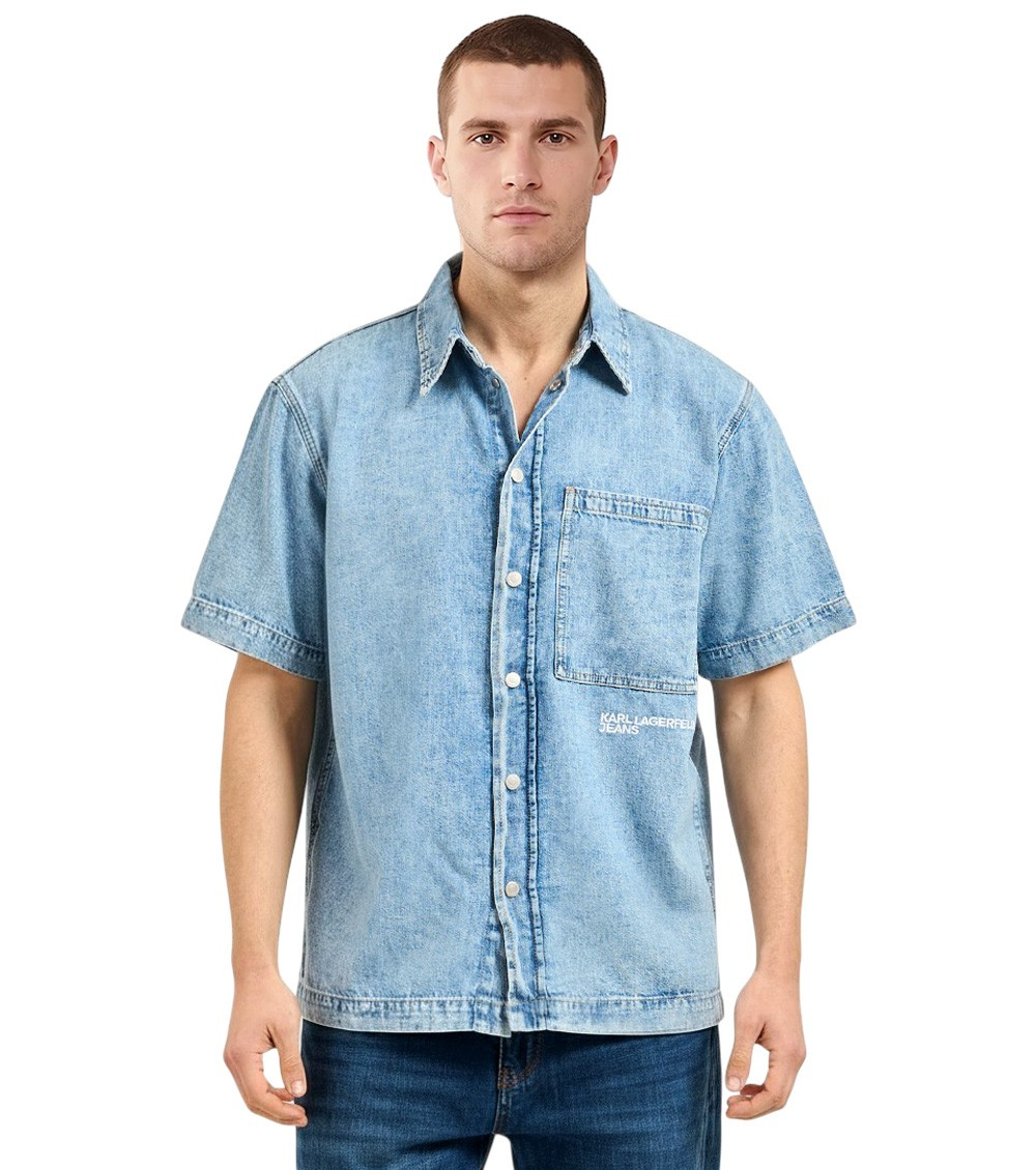 Blue Regular Logo Shirt