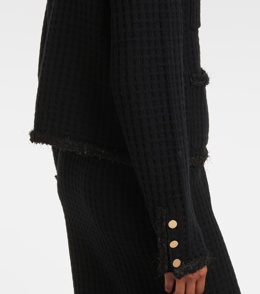 Wool and cashmere cardigan