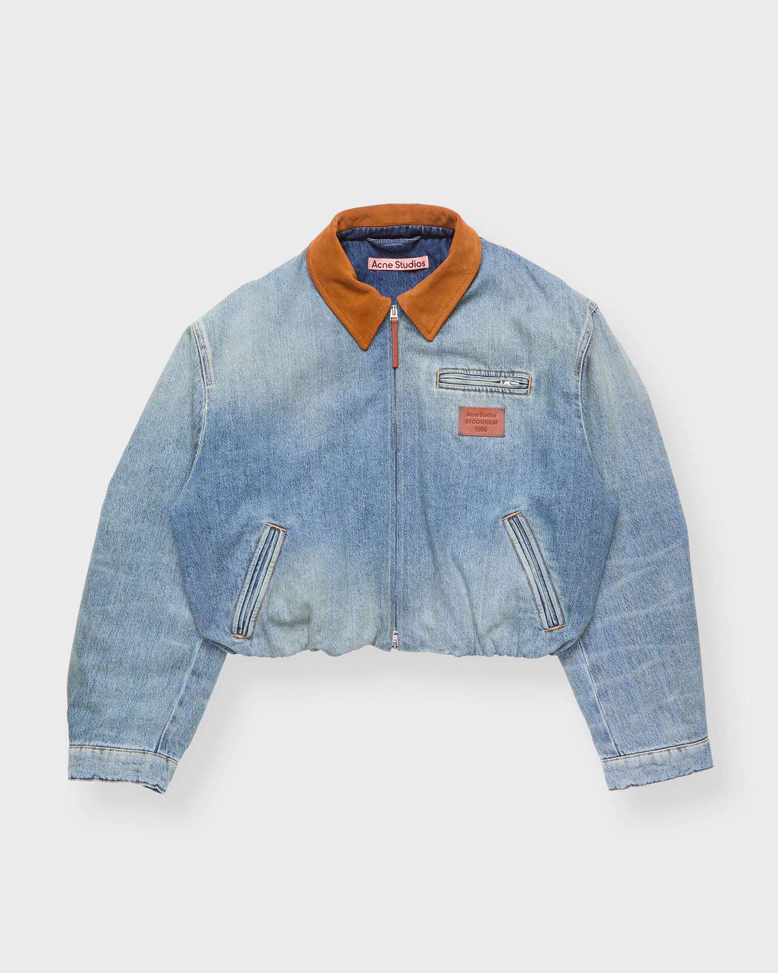 Acne Studios Jacket Denim Bomber Mid blue