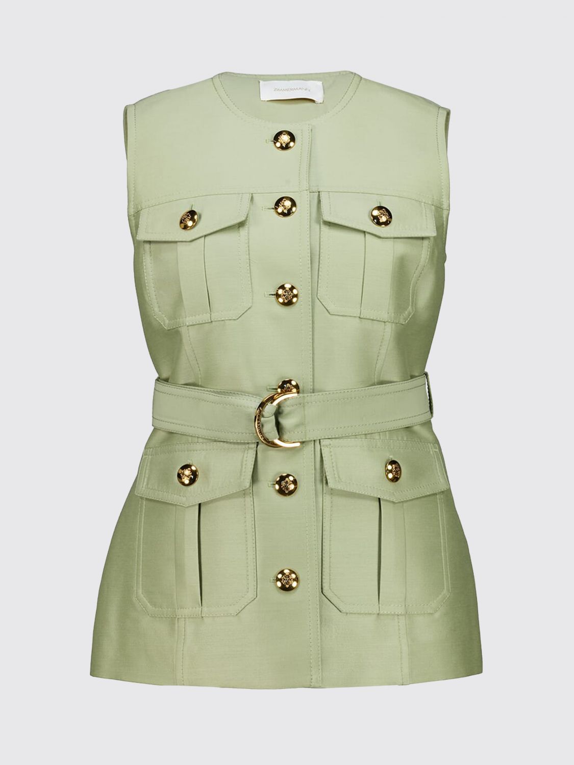 Waistcoat Woman color Green