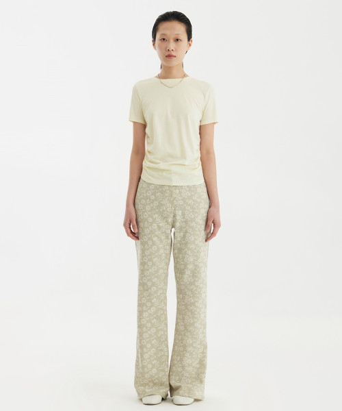 Shirring H/S T-Shirt