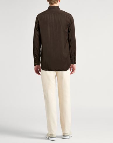 Man Shirt Chocolate brown Size 15 ½ Lyocell