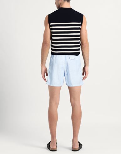 Man Shorts & Bermuda Shorts Sky blue Size 32 Linen