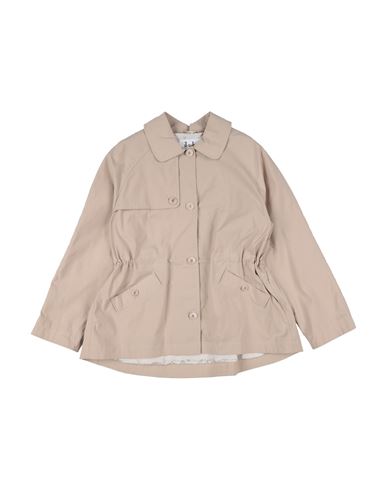 Kid Girl Overcoat & Trench Coat Beige Size 12 Polyester