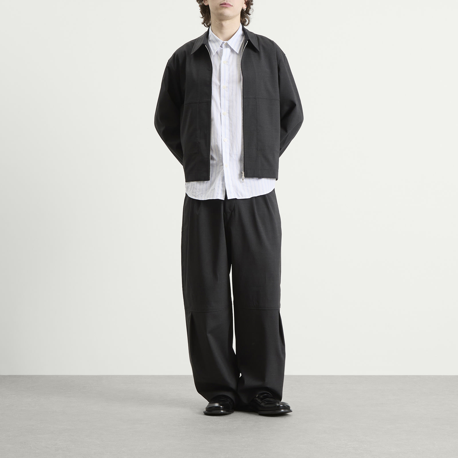 Men's Petrol Jacket in Charcoal