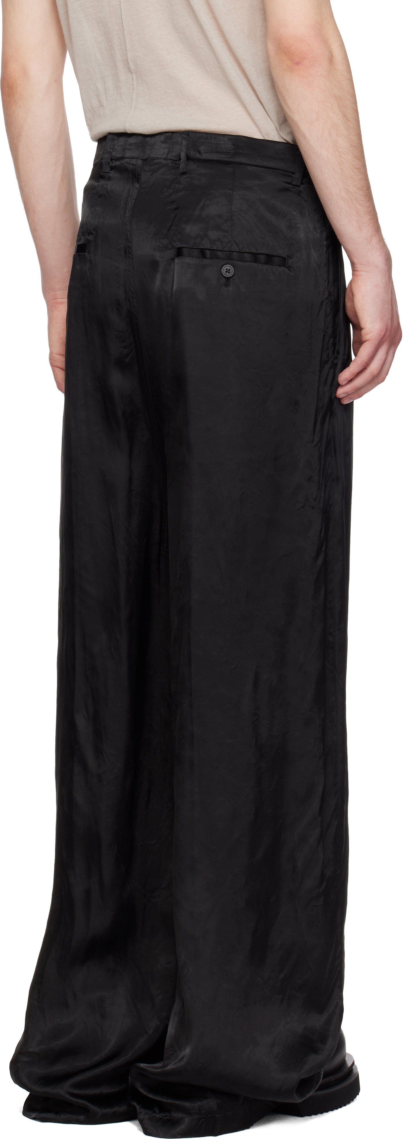 Black Temple Tailored Firbanks Trousers