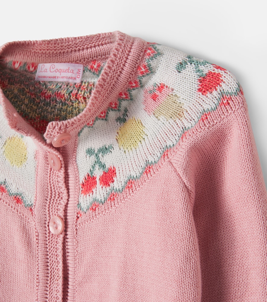 Baby Helado cotton cardigan