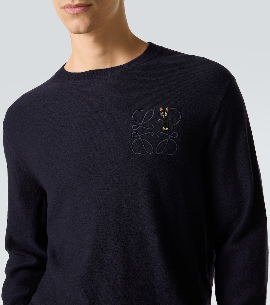 X Louis Wain Anagram wool-blend sweater