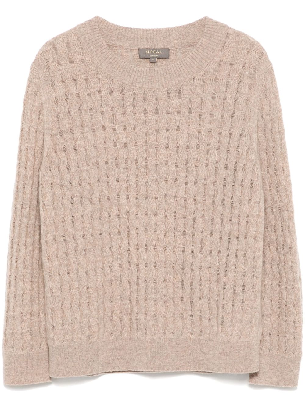 Moving Rib sweater - Brown
