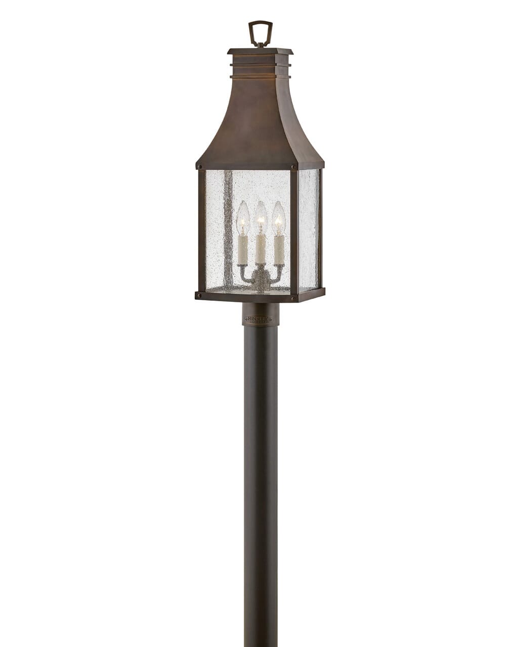 Blackened Copper LED Post Top or Pier Mount from the Beacon Hill Collection