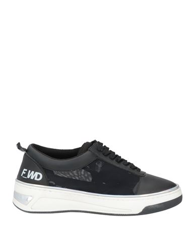 F_wd Woman Sneakers Black Size 5 Textile fibers