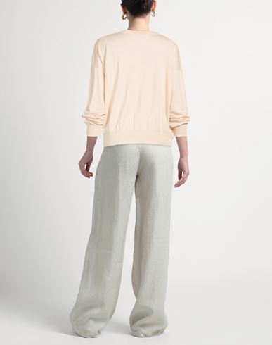 Woman Sweater Cream Size 2 Silk, Cashmere
