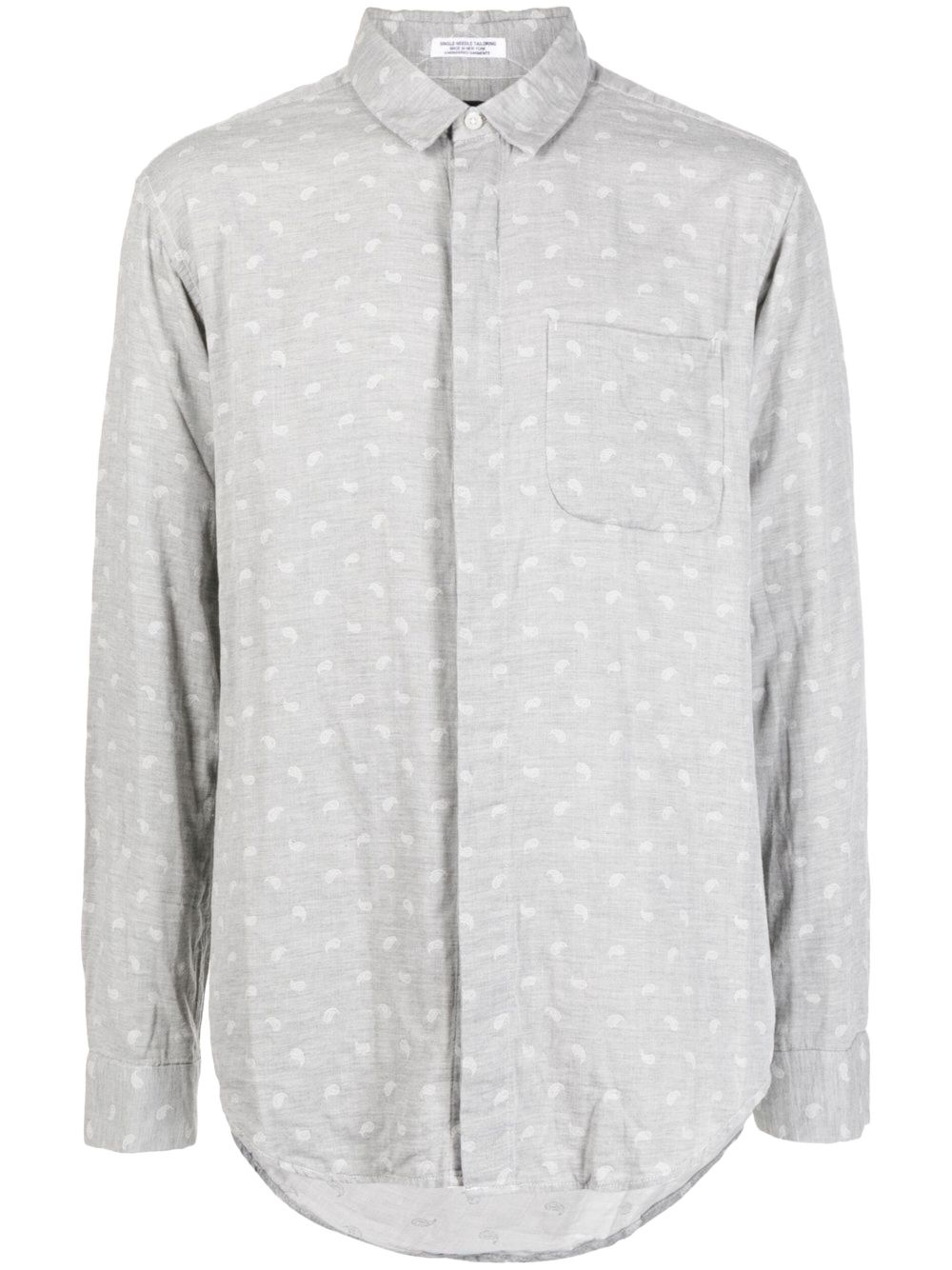 Paisley-print shirt - Grey