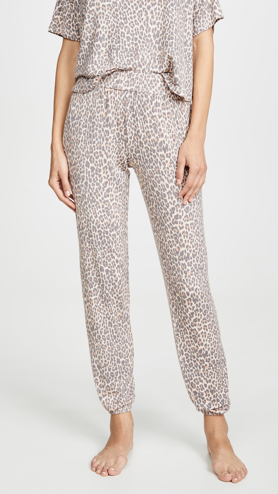Sun Lover Lounge Pajama Set Leopard