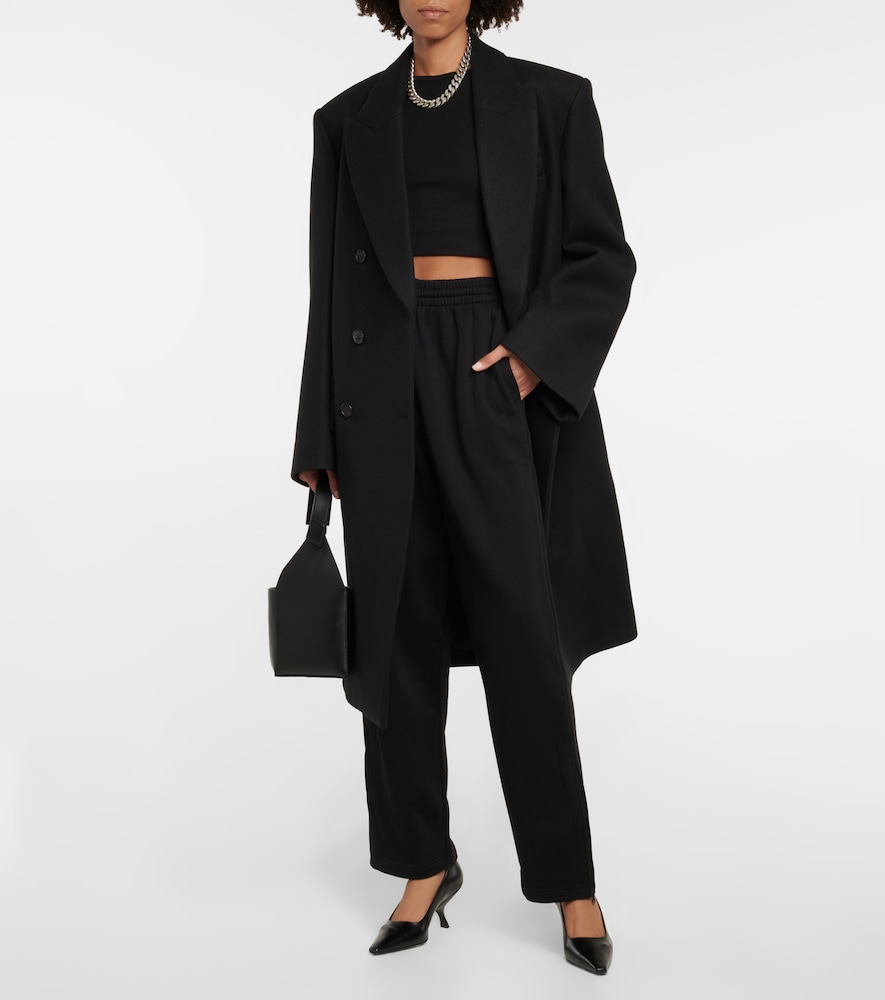 X Hailey Bieber HB cotton-blend jersey crop top