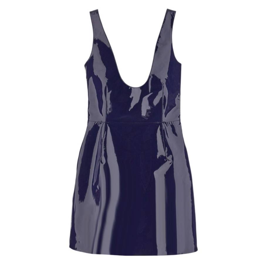 Short Patent Nappa Dress