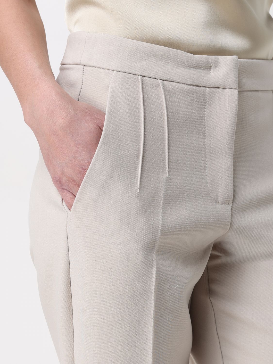 Pants Woman color Sand