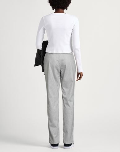 Eleventy Woman Pants Light grey Size 8 Wool, Cashmere, Elastane
