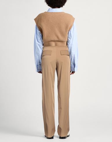 Elisabetta Franchi Woman Pants Camel Size 4 Polyester, Elastane