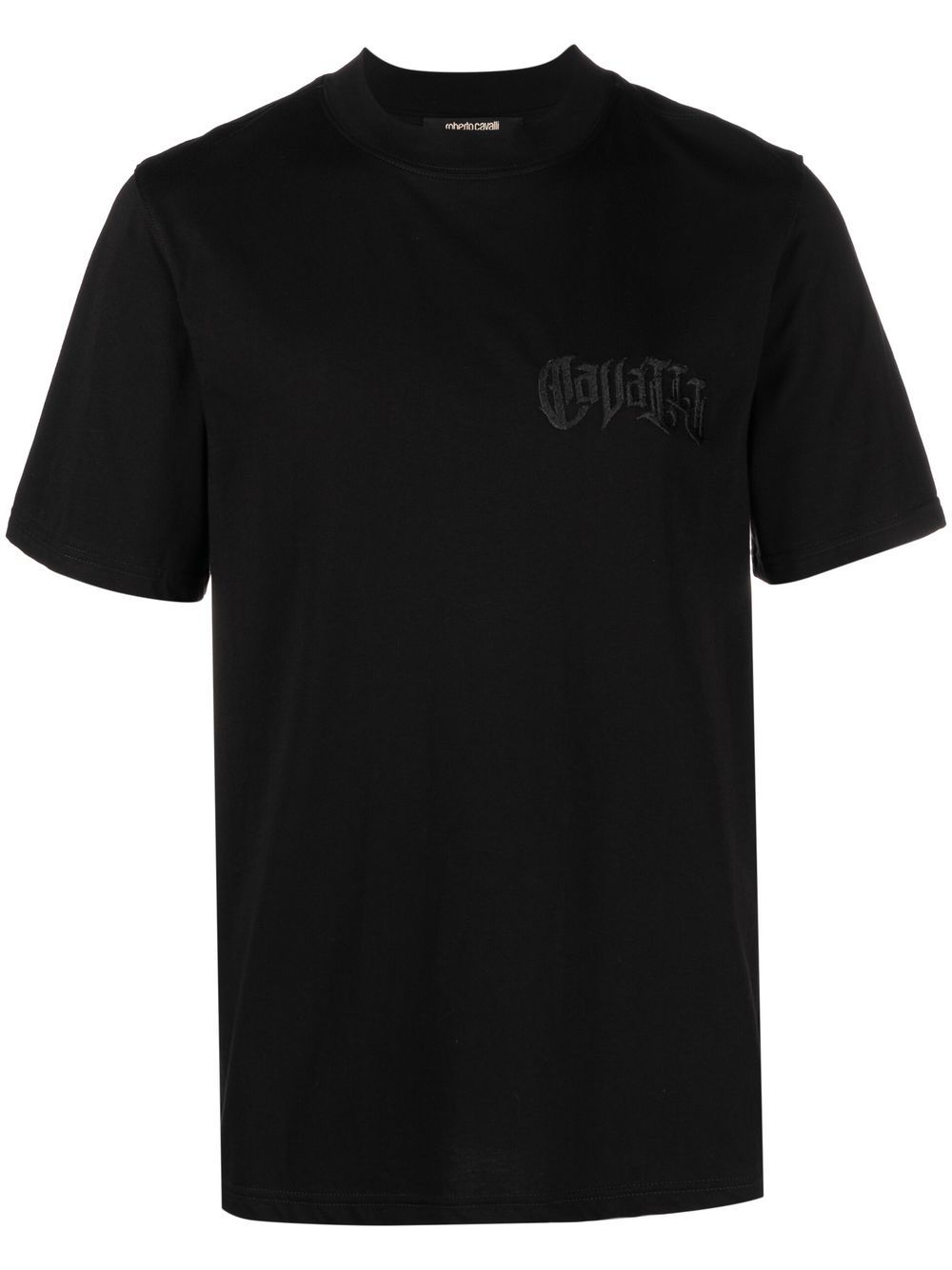Embroidered logo T-shirt - Black
