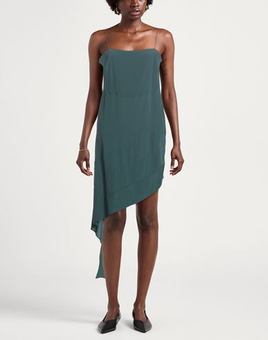 Woman Mini dress Deep teal Size 6 Acetate, Silk