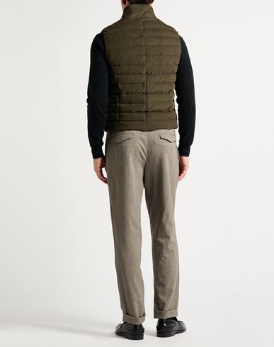 Man Vest Military green Size 38 Cotton