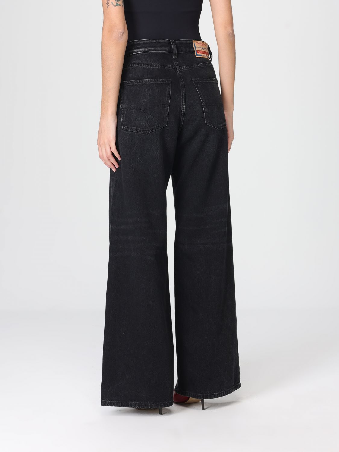 Jeans Woman color Black