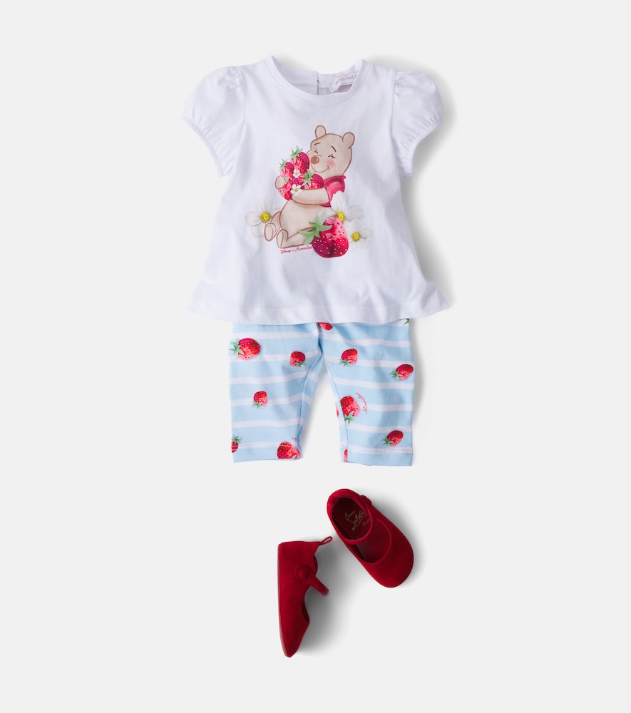 X Disney baby cotton T-shirt and leggings set