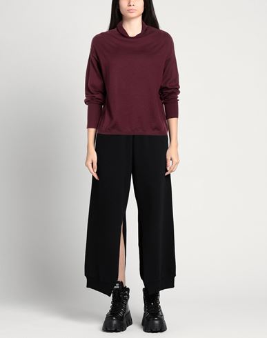 Woman Turtleneck Burgundy Size 4 Merino Wool