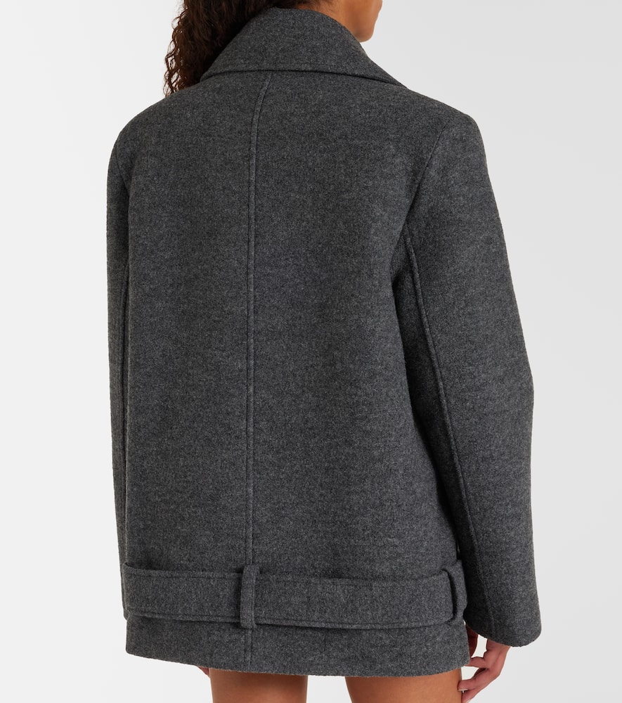 Scothern virgin wool peacoat