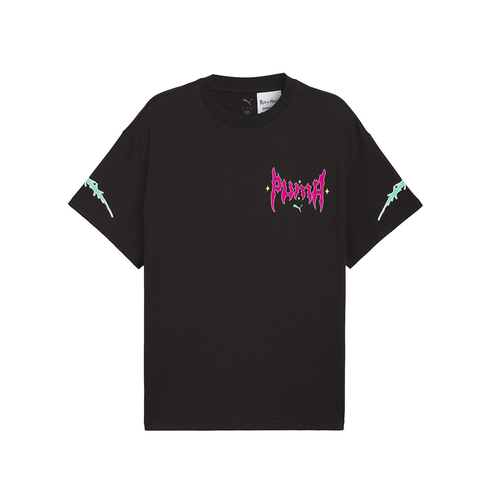Hoops X Rick And Morty Crew Neck Short Sleeve T-Shirt