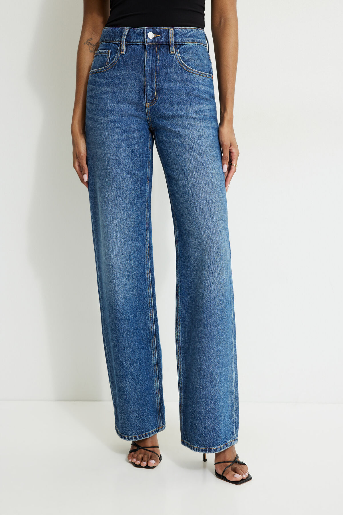 Heidi High Rise Wide Leg Jeans