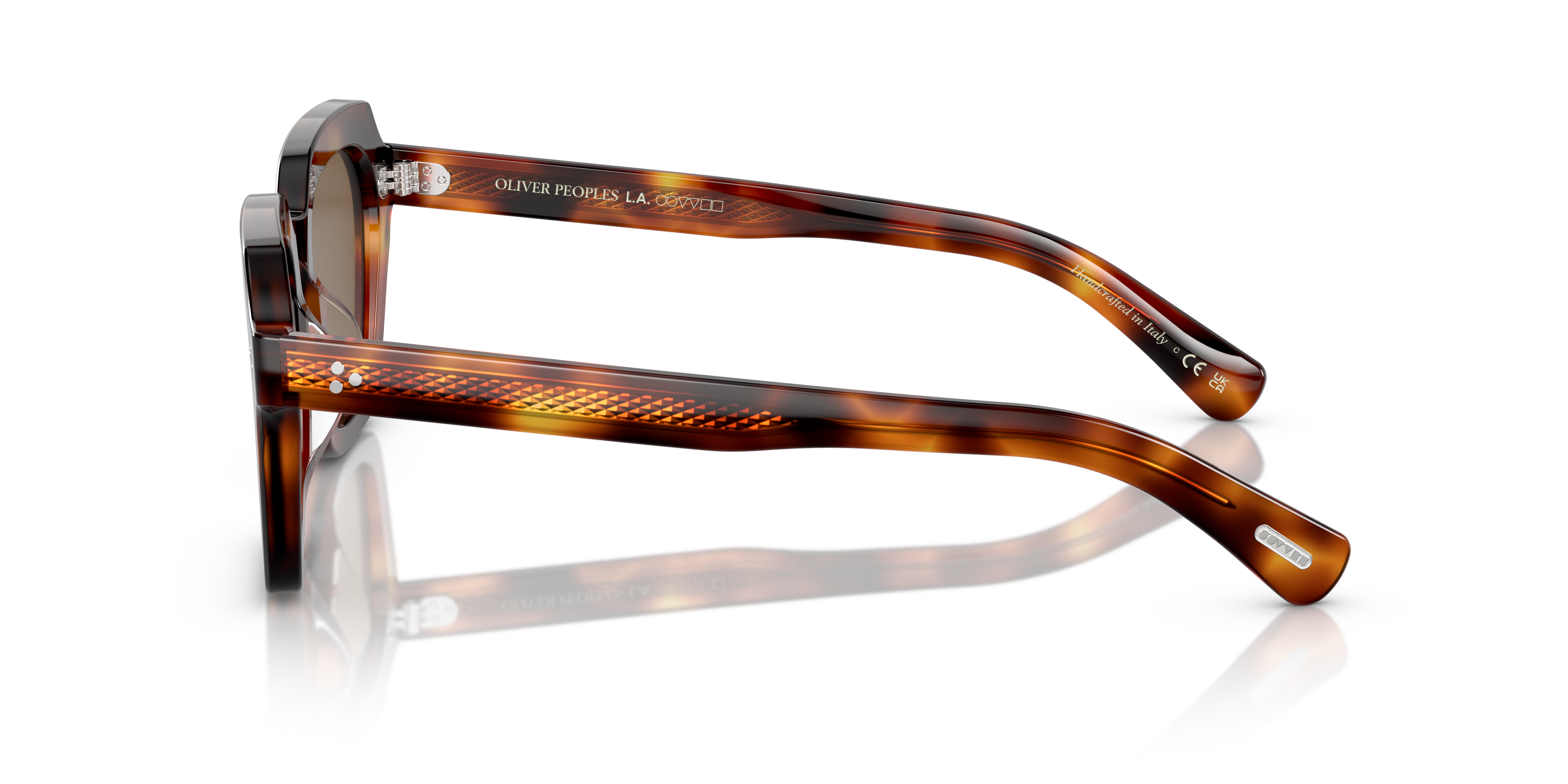 Oliver Peoples Vrouw Oliver Peoples OV5526SU KIENNA 100773 Zonnebrillen Acetaat Schildpad Bruin Kussen Normaa