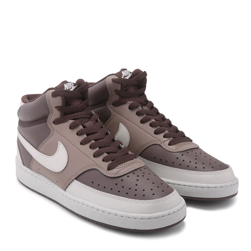 Men's Court Vision Mid Sneakers (Brown/Bone)