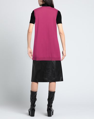 Rossopuro Woman Cardigan Fuchsia Size L Cotton